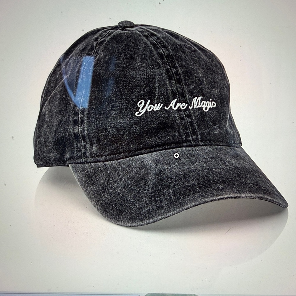 You Are Magic Black Cap by Jewelry Designer Logan Hollowell